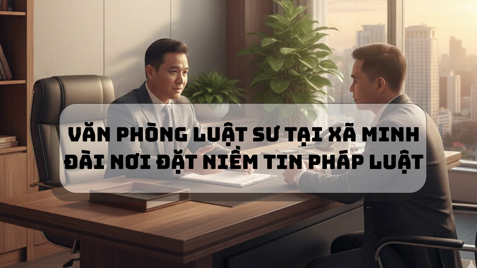 Văn phòng luật sư tại xã Minh Đài nơi đặt niềm tin pháp luật