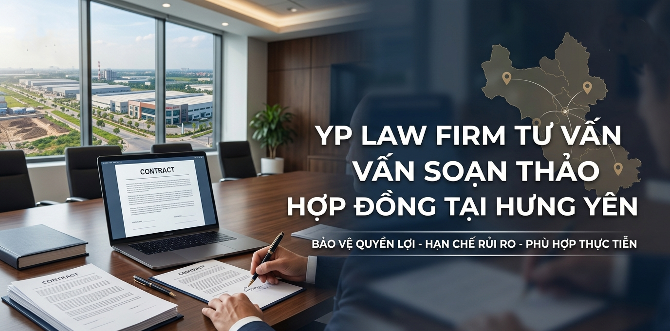 YP Law Firm tư vấn soạn thảo hợp đồng tại Hưng Yên, hỗ trợ rà soát điều khoản, hạn chế rủi ro và bảo vệ tối đa quyền và lợi ích hợp pháp của khách hàng.