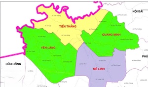 Các xã thuộc huyện Mê Linh Hà Nội sau sáp nhập 2025