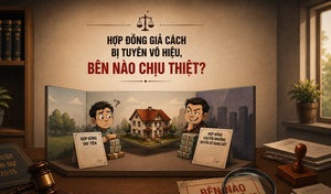 Hợp đồng giả cách bị tuyên vô hiệu, bên nào chịu thiệt?