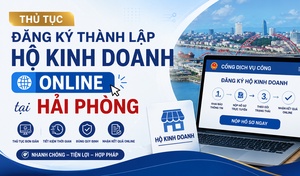 Thủ tục đăng ký thành lập hộ kinh doanh online tại Hải Phòng