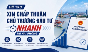 Hỗ trợ xin chấp thuận chủ trương đầu tư nhanh tại Hải Phòng