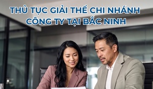 Thủ tục giải thể chi nhánh công ty tại Bắc Ninh mới nhất 2026