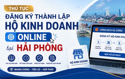 Thủ tục đăng ký thành lập hộ kinh doanh online tại Hải Phòng
