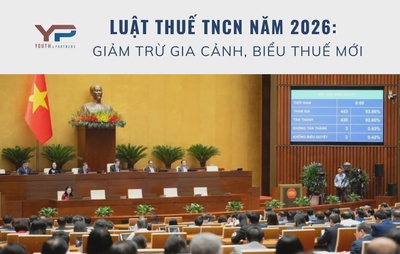 Luật Thuế TNCN năm 2026: Giảm trừ gia cảnh, biểu thuế mới