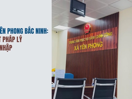 Bản đồ Yên Phong Bắc Ninh: Cập nhật pháp lý sau sáp nhập