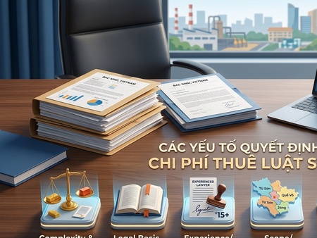 Các yếu tố ảnh hưởng đến chi phí thuê luật sư tại Bắc Ninh