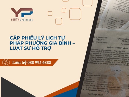 Cấp phiếu lý lịch tư pháp phường Gia Bình – Luật sư hỗ trợ