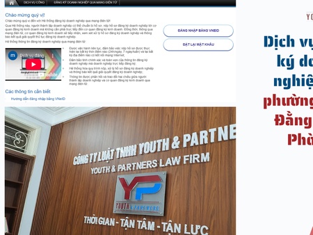 Dịch vụ đăng ký doanh nghiệp tại phường Bạch Đằng, Hải Phòng