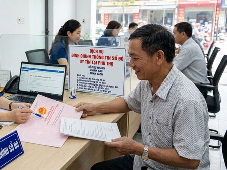 Dịch vụ đính chính thông tin trên sổ đỏ uy tín tại Phú Thọ