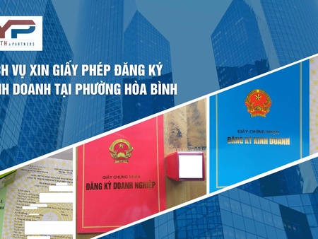 Dịch vụ xin giấy phép đăng ký kinh doanh tại phường Hòa Bình