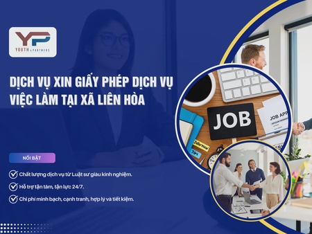 Dịch vụ xin giấy phép dịch vụ việc làm tại xã Liên Hòa