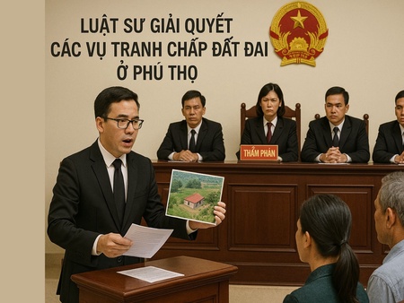 Luật sư giải quyết các vụ tranh chấp đất đai ở Phú Thọ
