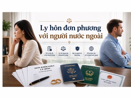 Dịch vụ ly hôn đơn phương với người nước ngoài
