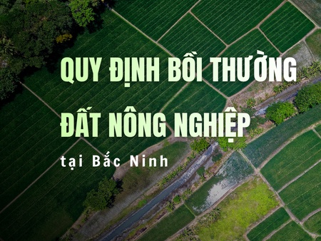 Quy định bồi thường đất nông nghiệp tại Bắc Ninh mới nhất