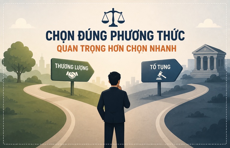 Chọn đúng phương thức quan trọng hơn chọn phương thức nhanh Chọn đúng phương thức giải quyết tranh chấp hợp đồng thương mại