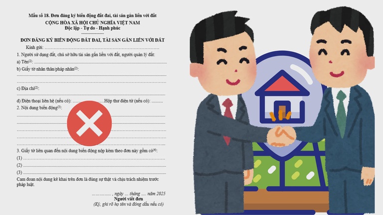 Chuyển nhượng quyền sử dụng đất nhưng không đăng ký sang tên