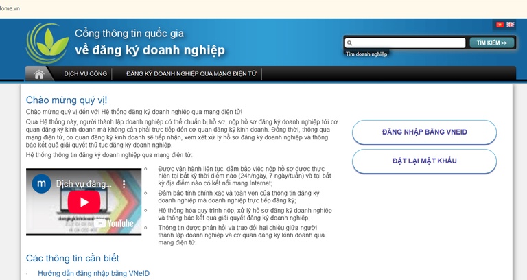 Dịch vụ đăng ký doanh nghiệp hỗ trợ đăng ký doanh nghiệp trên cổng thông tin
