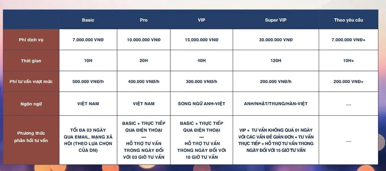 Dịch vụ luật sư của Y&P tư vấn thường xuyên