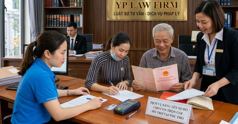 Dịch vụ sang tên sổ đỏ cho con trọn gói tại Phú Thọ