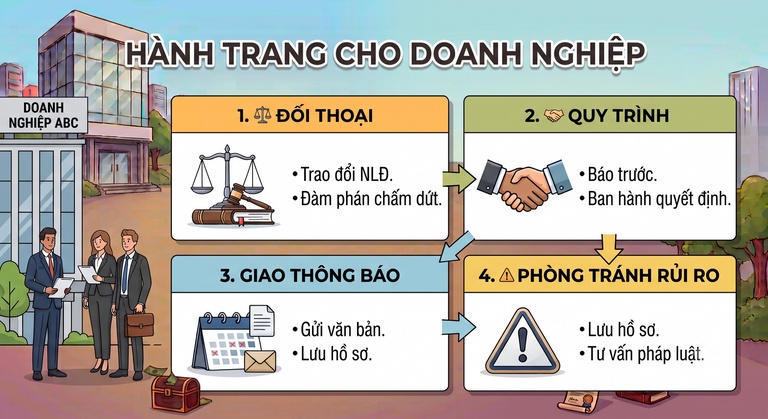 Doanh nghiệp cần lưu ý khi đơn phương chấm dứt hợp đồng lao động
