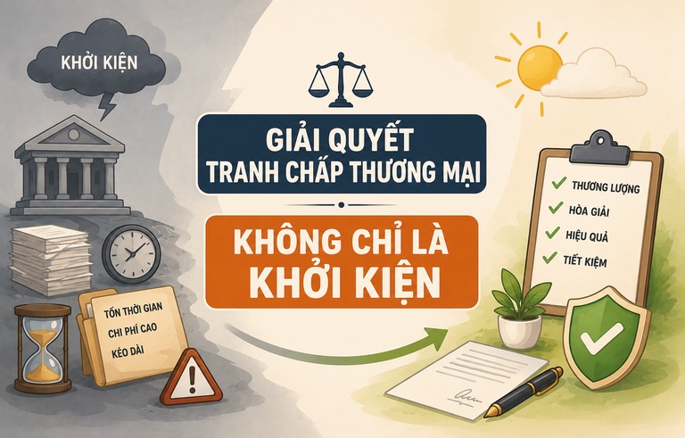 Giải quyết tranh chấp hợp đồng thương mại không chỉ là khởi kiện Giải quyết tranh chấp hợp đồng thương mại không chỉ là khởi kiện