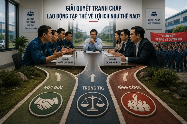 Giải quyết tranh chấp lao động tập thể về lợi ích như thế nào? Hòa giải tranh chấp lao động tập thể về lợi ích