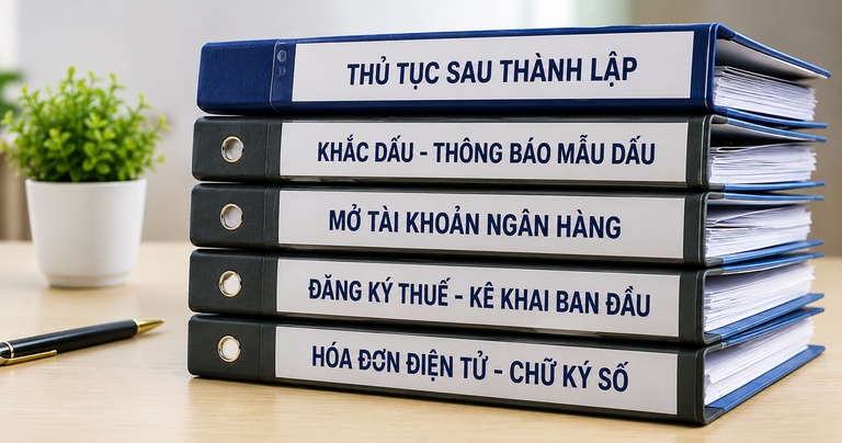 Hồ sơ đăng ký thành lập doanh nghiệp trực tuyến