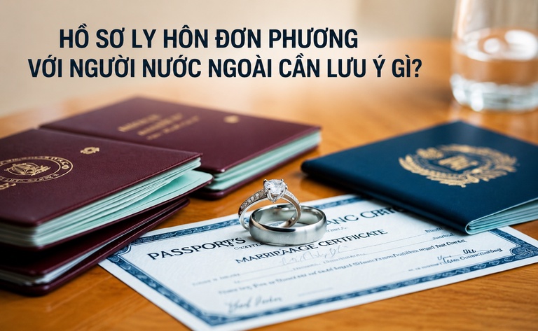 Hồ sơ ly hôn đơn phương với người nước ngoài Hồ sơ ly hôn đơn phương với người nước ngoài