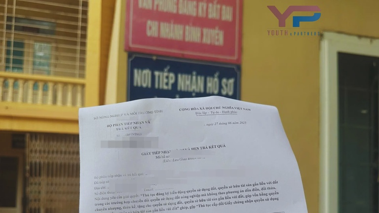 Hỗ trợ đăng ký biến động đất đai tại cơ quan cho thủ tục nhận thừa kế đất đai