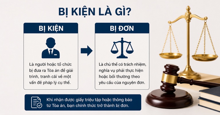 Khi nào bạn trở thành bị đơn khi bị kiện tại hải phòng