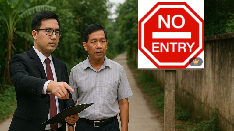 Luật sư chuyên giải quyết tranh chấp lối đi chung đang tư vấn khách hàng 