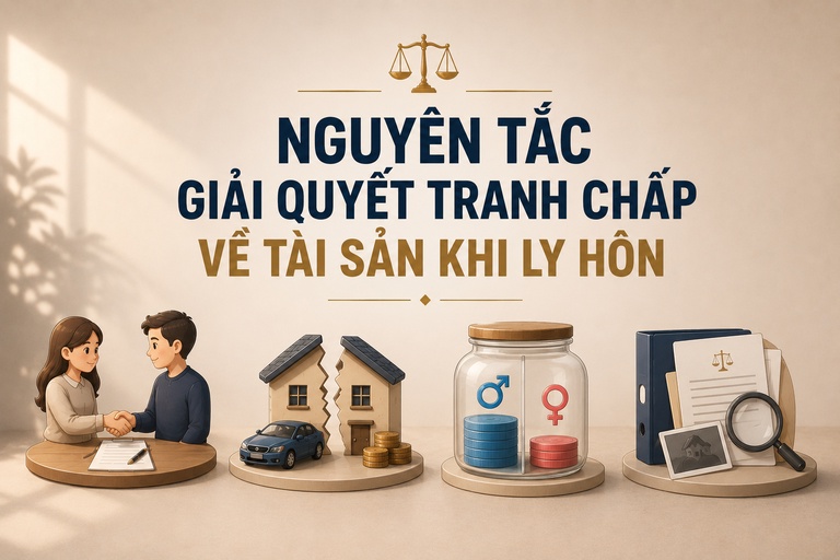 Nguyên tắc giải quyết tranh chấp tài sản khi ly hôn
