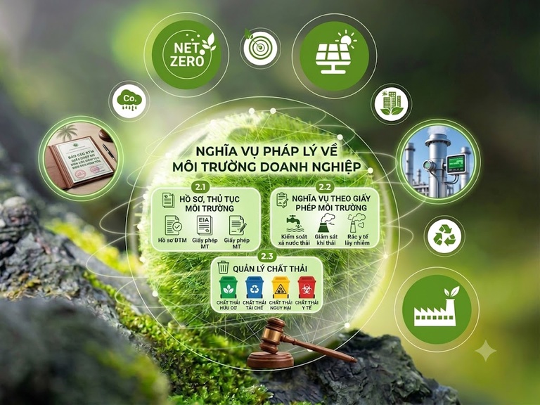 Những nghĩa vụ pháp lý về môi trường doanh nghiệp phải thực hiện