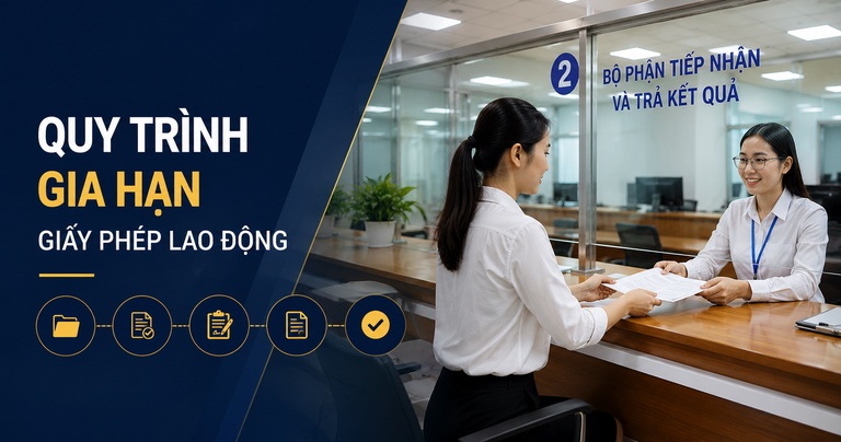 Quy trình gia hạn giấy phép lao động Quy trình gia hạn giấy phép lao động