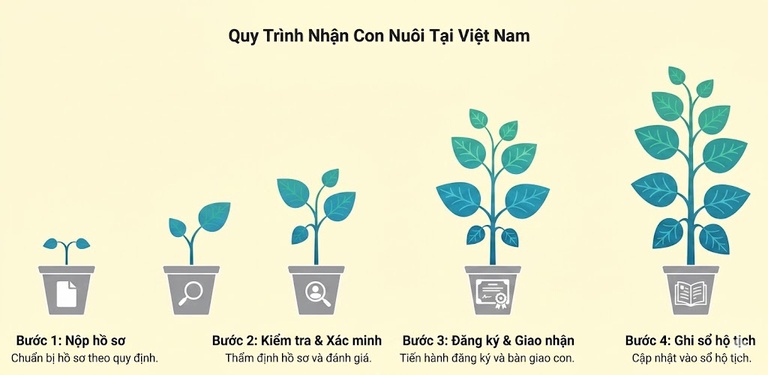 Quy trình thực hiện thủ tục nhận con nuôi tại Hưng Yên