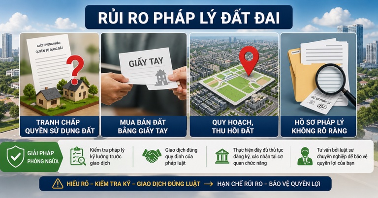 Rủi ro pháp lý đất đai