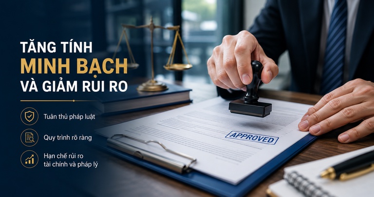 Tăng tính minh bạch và giảm rủi ro 