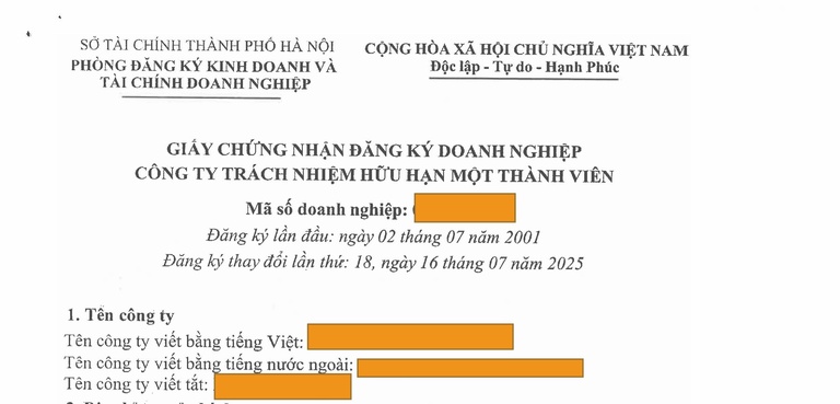 thành lập doanh nghiệp tại phường giảng võ trọn gói uy tín