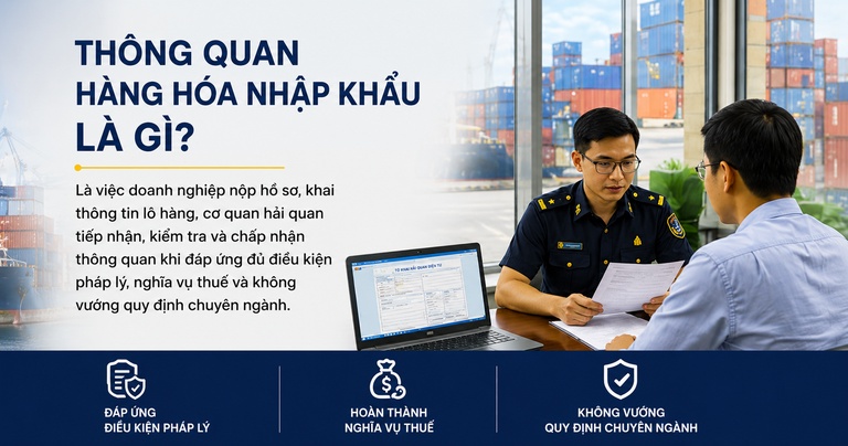 Thông quan hàng hóa nhập khẩu là gì Thông quan hàng hóa nhập khẩu là gì