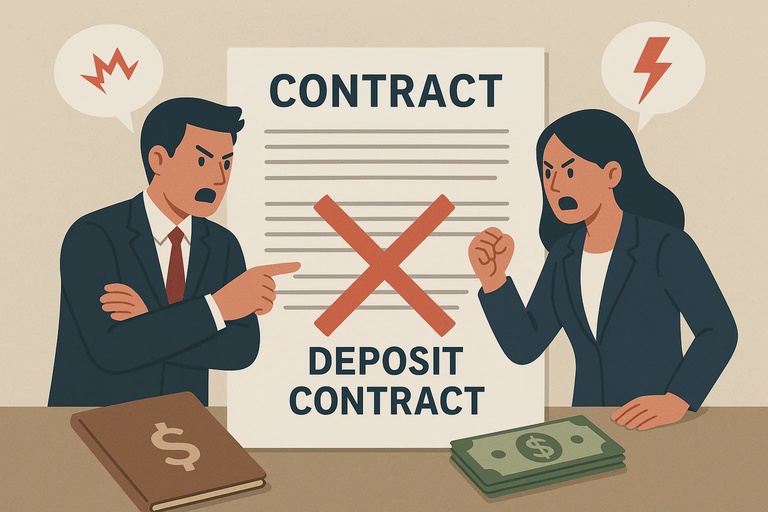 Tranh chấp hợp đồng đặt cọc là gì