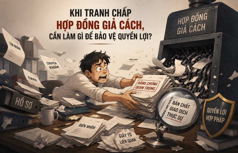 Bảo vệ quyền lợi khi tranh chấp hợp đồng giả cách