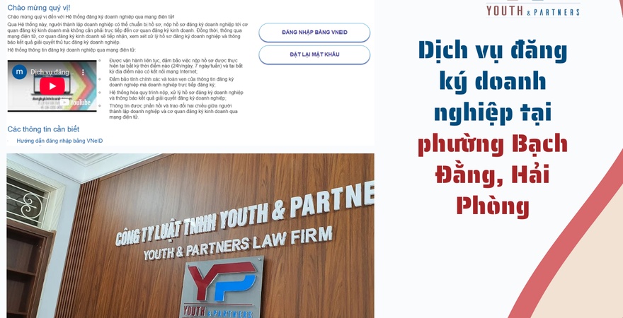 Dịch vụ đăng ký doanh nghiệp tại phường Bạch Đằng, Hải Phòng hỗ trợ thủ tục nhanh gọn, tiết kiệm thời gian và chi phí cho tổ chức, cá nhân khởi nghiệp.