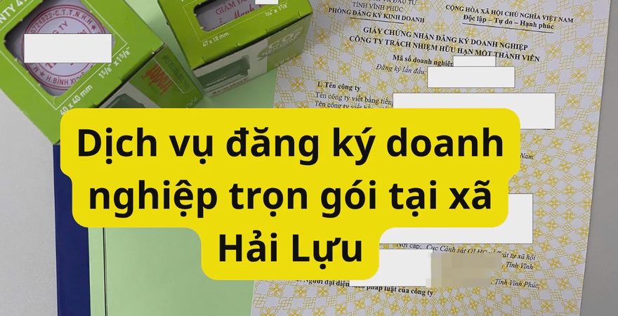 Dịch vụ đăng ký doanh nghiệp trọn gói – tư vấn, soạn hồ sơ, nộp và nhận kết quả nhanh chóng. Hỗ trợ toàn quốc, đảm bảo đúng luật, tiết kiệm thời gian.