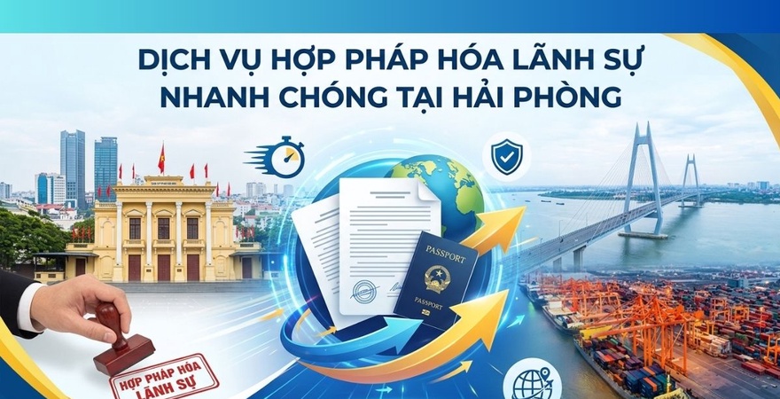 Dịch vụ hợp pháp hóa lãnh sự nhanh chóng tại Hải Phòng của Youth and Partners. Cam kết uy tín, bảo mật, trọn gói từ A-Z, tối ưu thời gian và chi phí cho bạn.