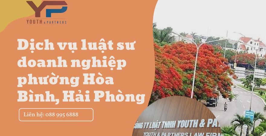 Dịch vụ luật sư doanh nghiệp tại phường Hòa Bình cung cấp dịch vụ pháp lý toàn diện và chuyên nghiệp trong nhiều lĩnh vực liên quan đến doanh nghiệp Hải Phòng.