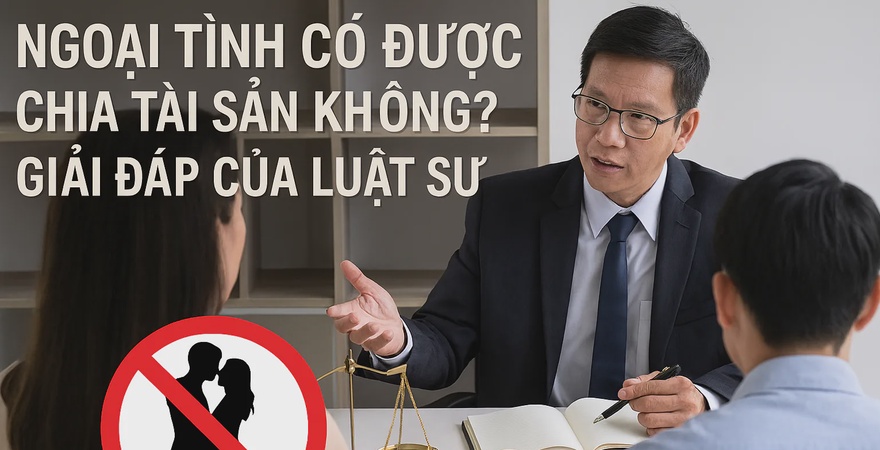 Người ngoại tình có được chia tài sản không? Tìm hiểu quy định pháp luật, nguyên tắc chia tài sản khi ly hôn và vai trò của lỗi ngoại tình theo luật hiện hành.