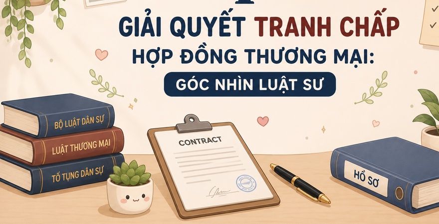 Giải quyết tranh chấp hợp đồng thương mại dưới góc nhìn luật sư. Tìm hiểu cách lựa chọn phương thức phù hợp để bảo vệ quyền lợi và giảm rủi ro cho doanh nghiệp