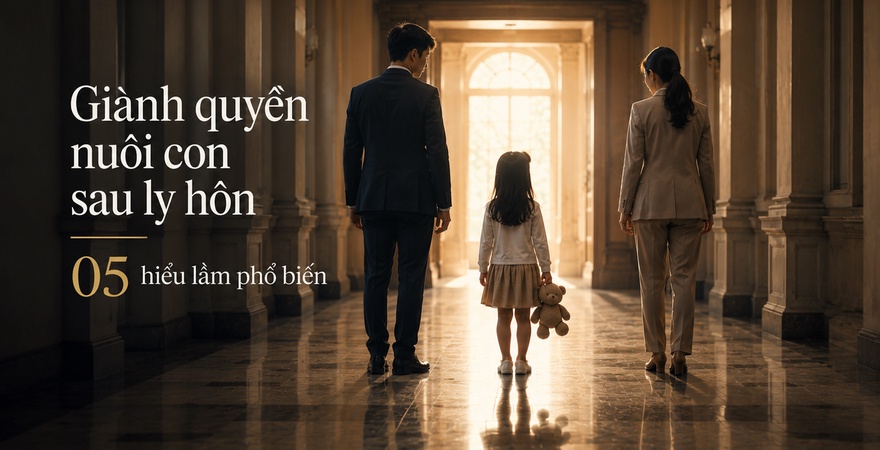 Nhiều người hiểu sai về quyền nuôi con sau ly hôn và vô tình làm giảm cơ hội của mình. Cùng điểm qua 5 hiểu lầm phổ biến cần tránh.  