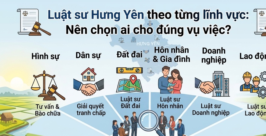 Luật sư Hưng Yên uy tín? Hướng dẫn cách lựa chọn đúng luật sư đất đai, ly hôn và doanh nghiệp để bảo vệ quyền lợi tối đa và giải quyết vụ việc nhanh chóng.